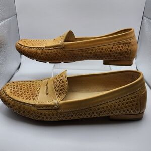 Peruzzi Italian Leather Loafers, Size 41